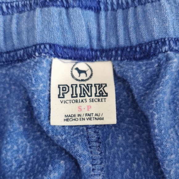 Vintage PINK v/s Blue Sweatpant Capris Size Small - Picture 2 of 6